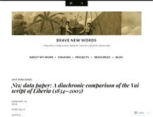 Tablet Screenshot of bravenewwords.info